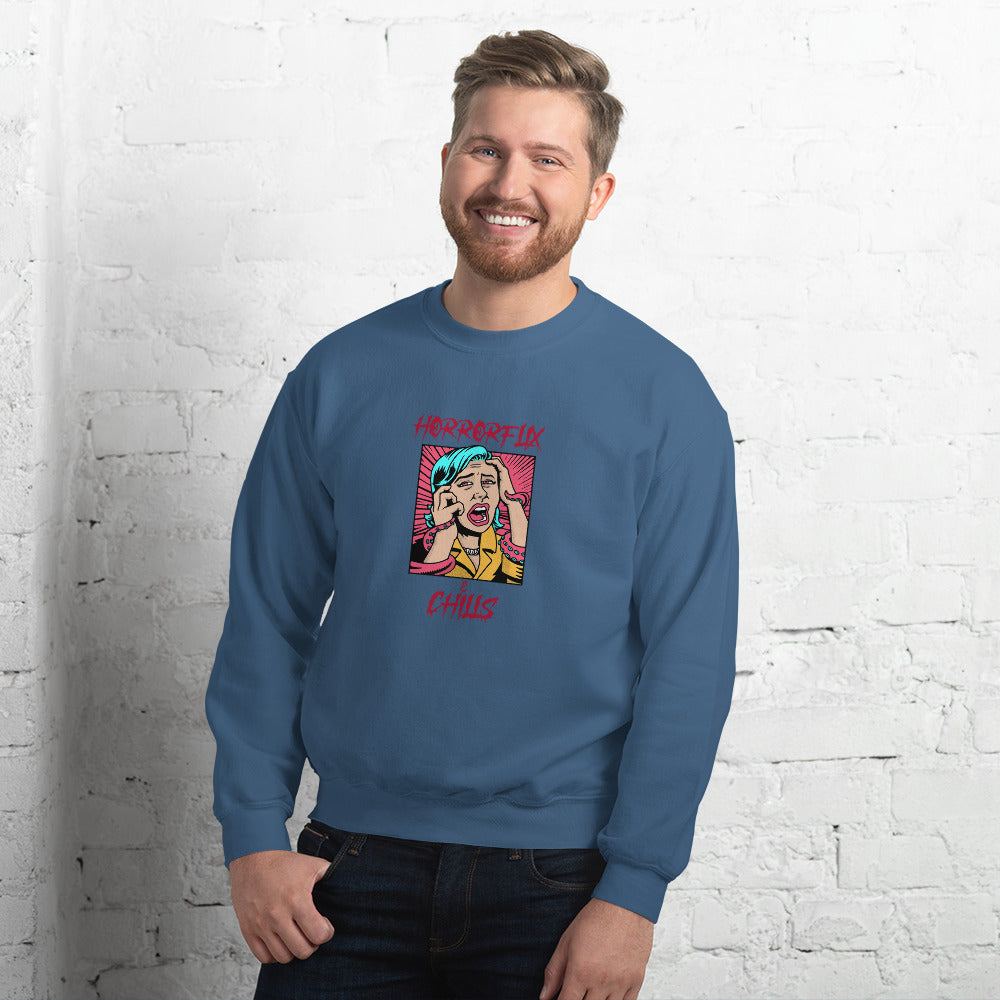 HorrorFlix and Chills Men's Sweatshirt