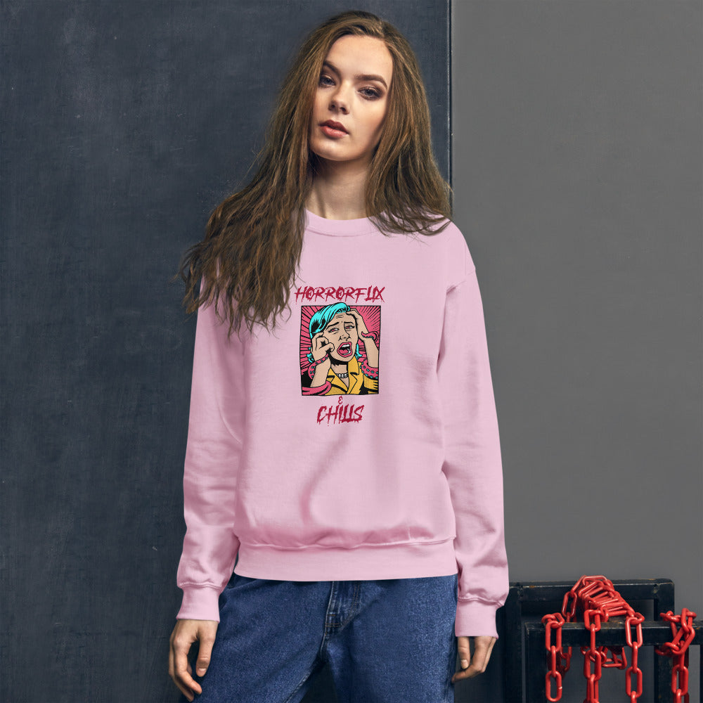 Horror Flix and Chills Women's Sweatshirt