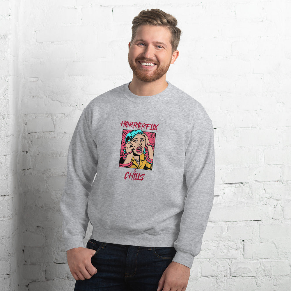 HorrorFlix and Chills Men's Sweatshirt