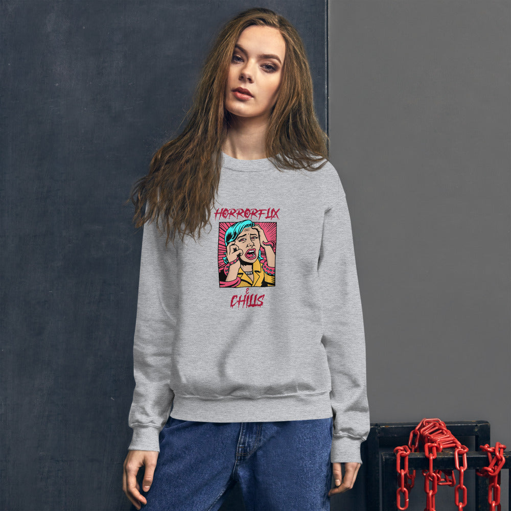 Horror Flix and Chills Women's Sweatshirt