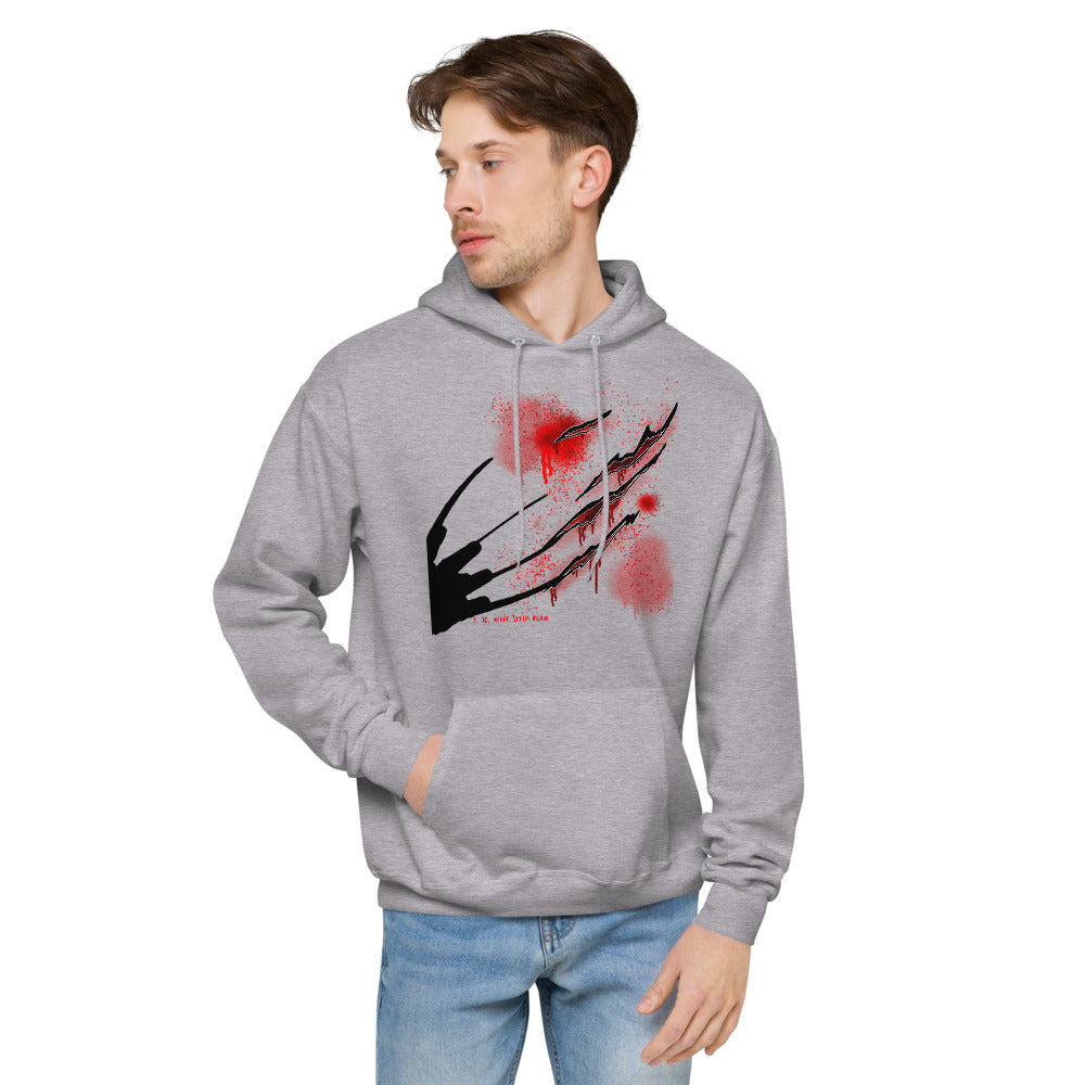 Nightmare Freddy Claws Men's fleece hoodie