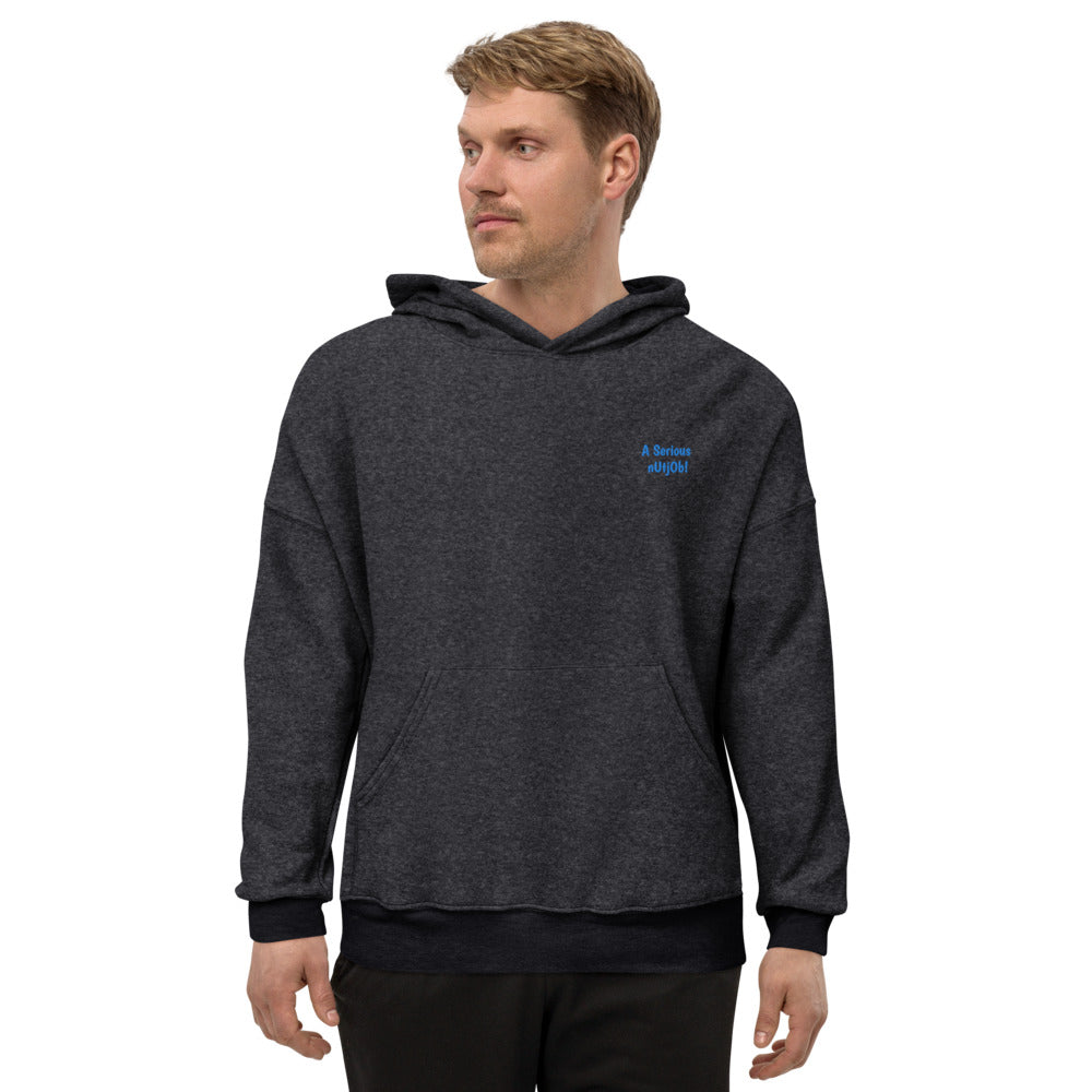 Serious Nut Job Embroidered Men's Hoodie