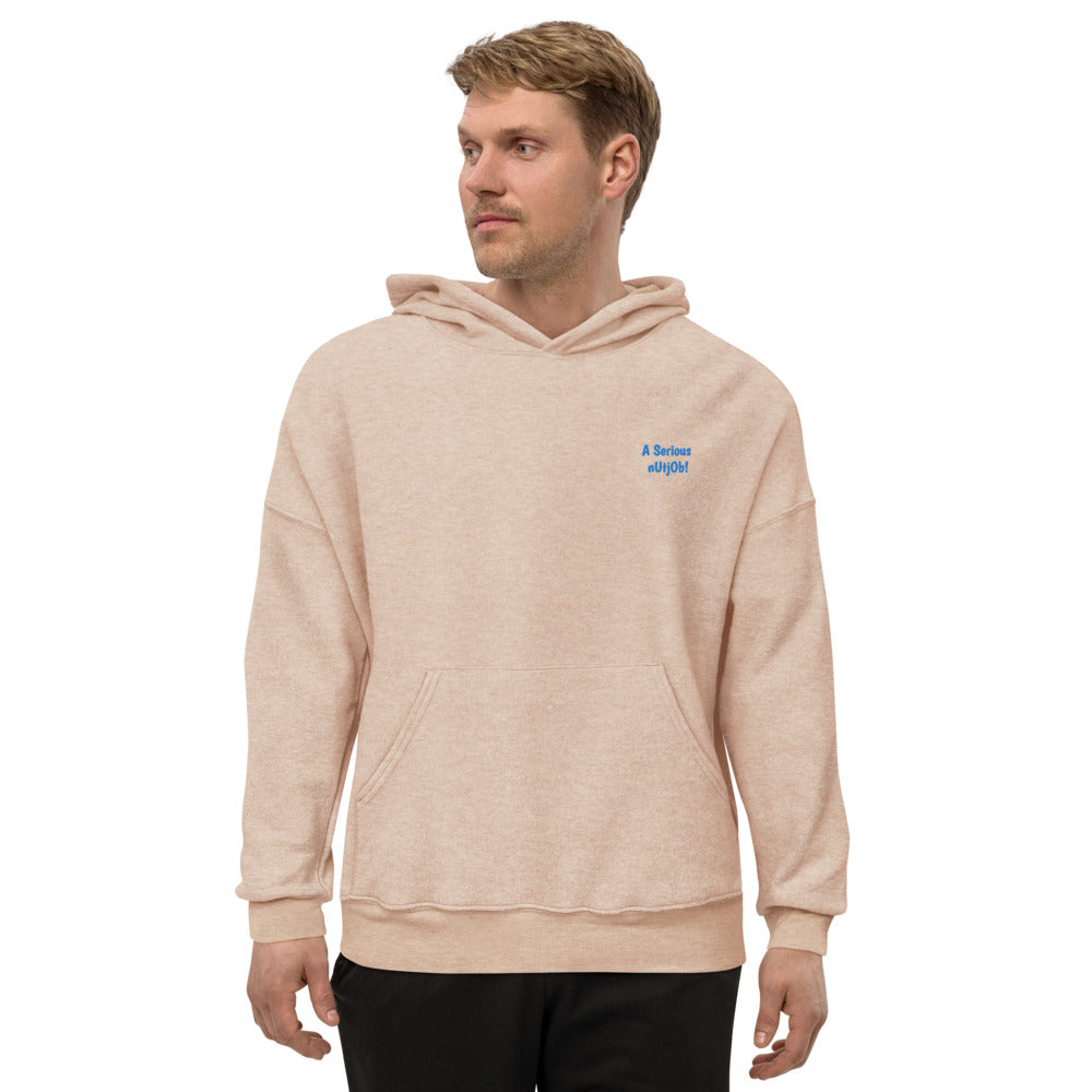 Serious Nut Job Embroidered Men's Hoodie