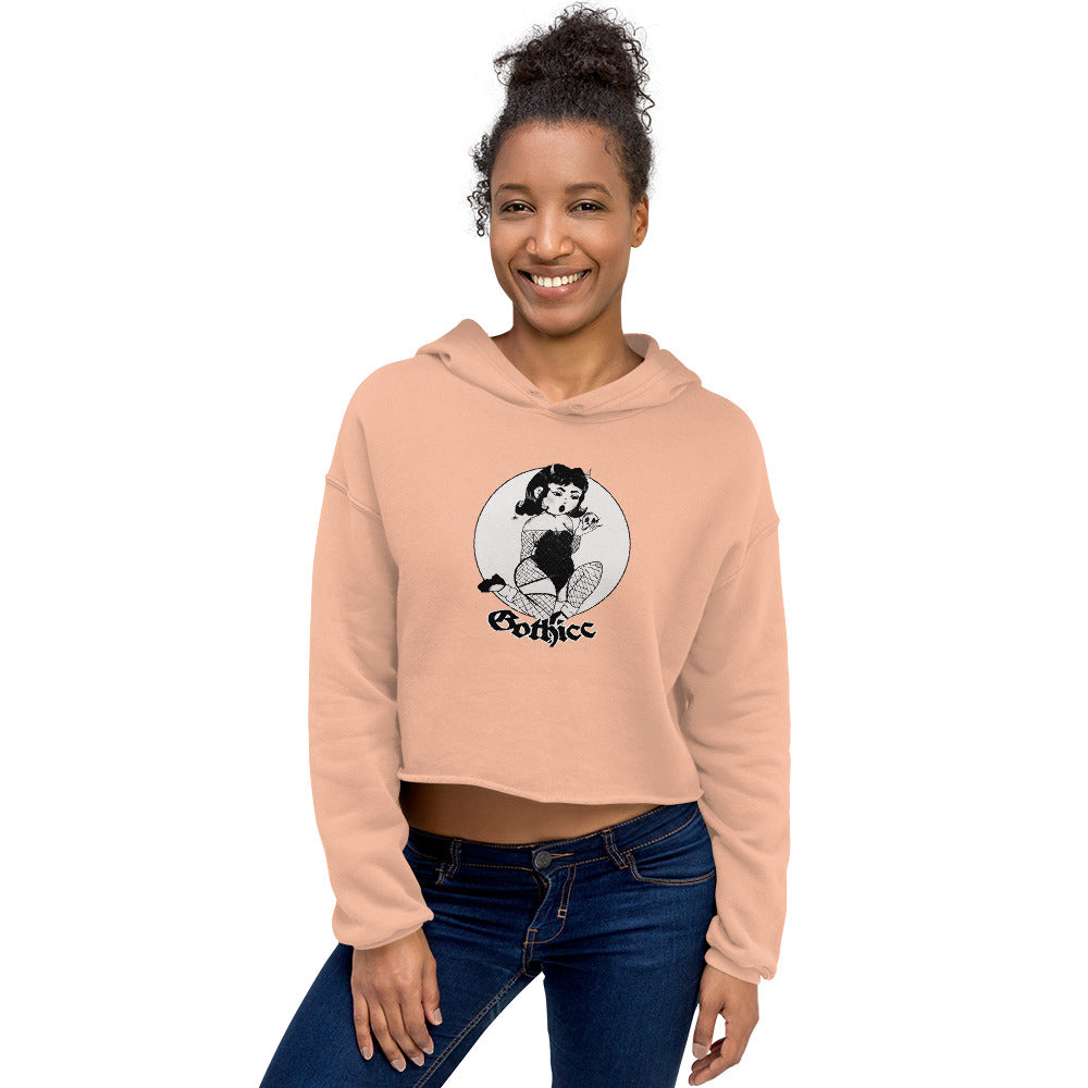 GOTHICC Crop Hoodie