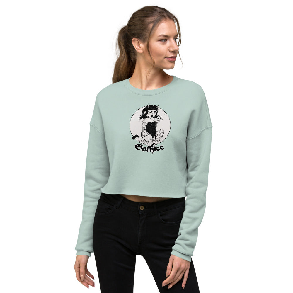 Gothicc Crop Sweatshirt